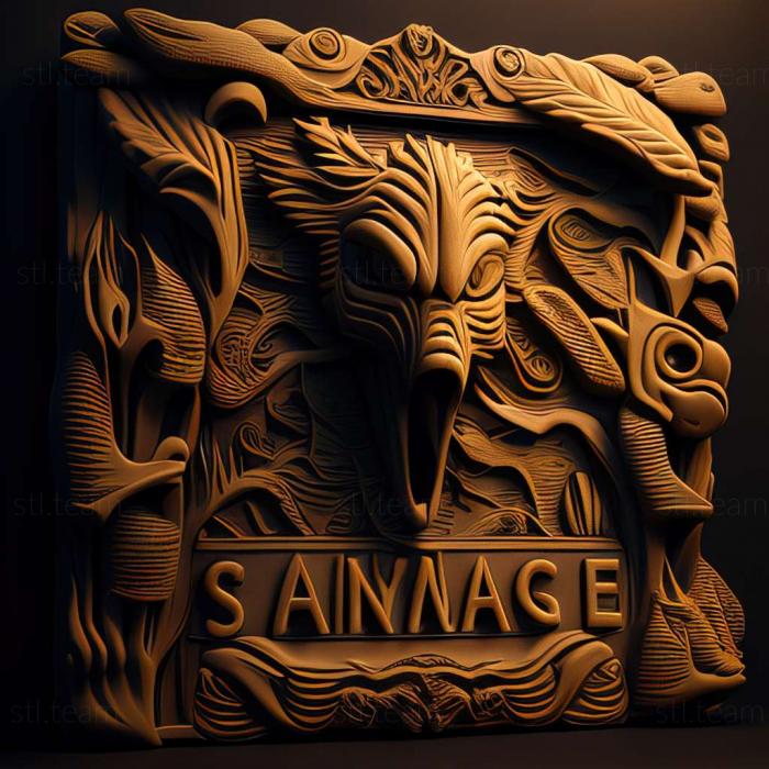 3D model Savage Lands game (STL)